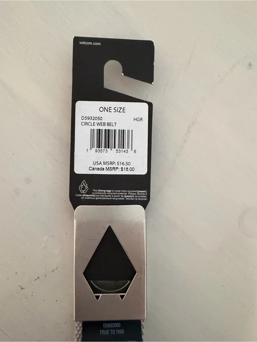 Volcom Belt Circle Web ONESIZE